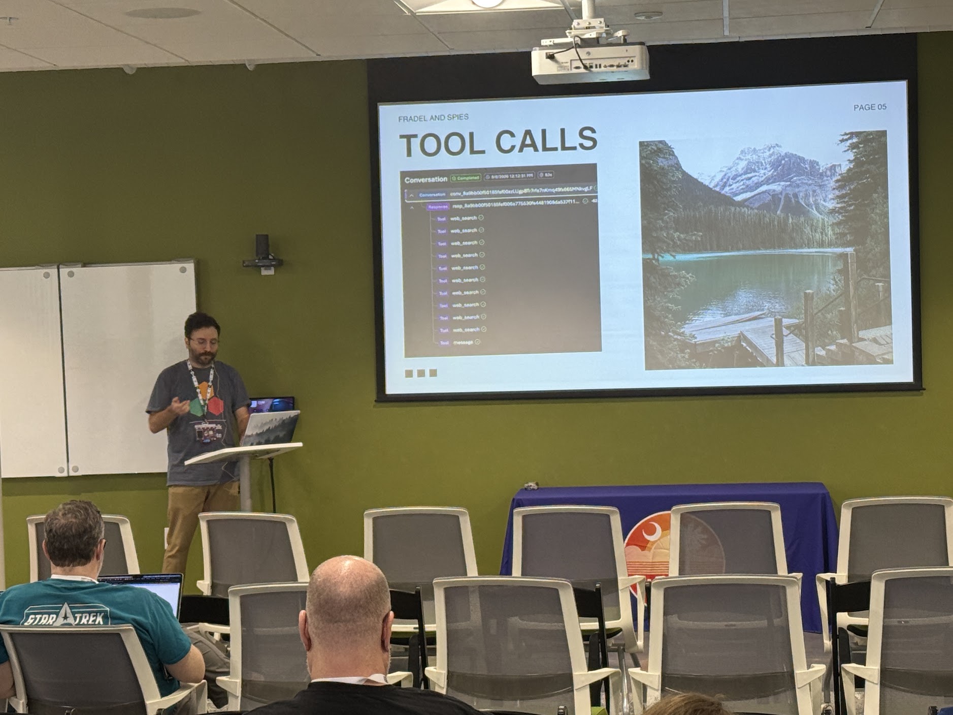 Schuster Braun speaking at the 2026 Carolina Code Conference