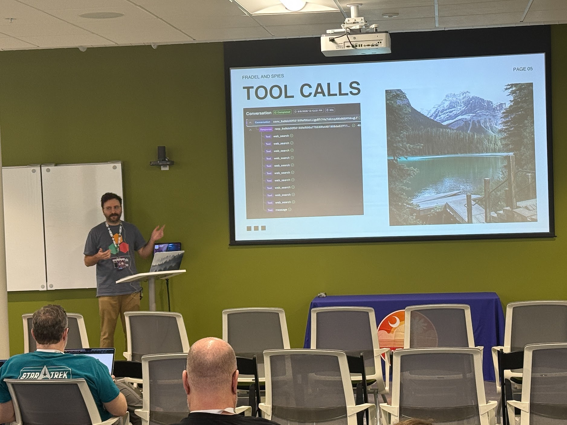 Schuster Braun speaking at the 2026 Carolina Code Conference