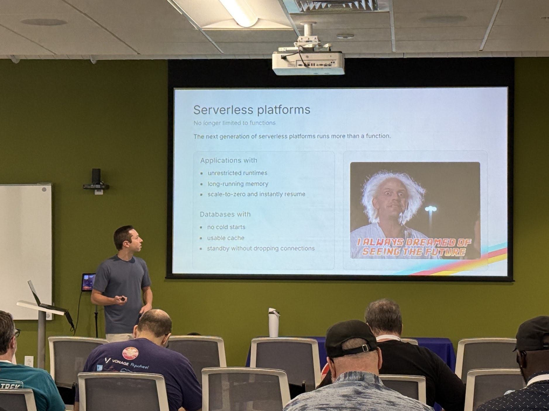 Tyler Benfield speaking at the 2026 Carolina Code Conference