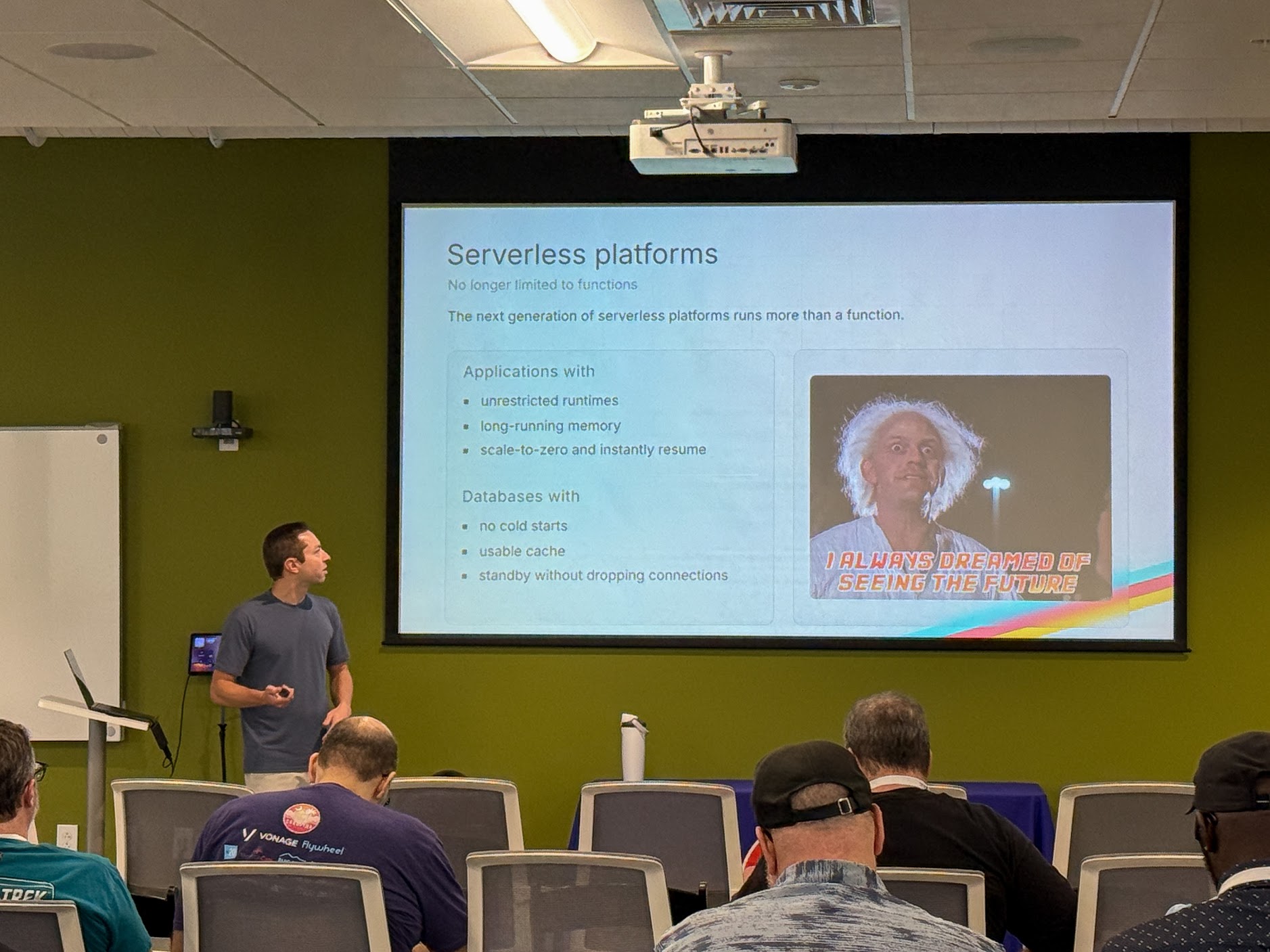Tyler Benfield speaking at the 2026 Carolina Code Conference