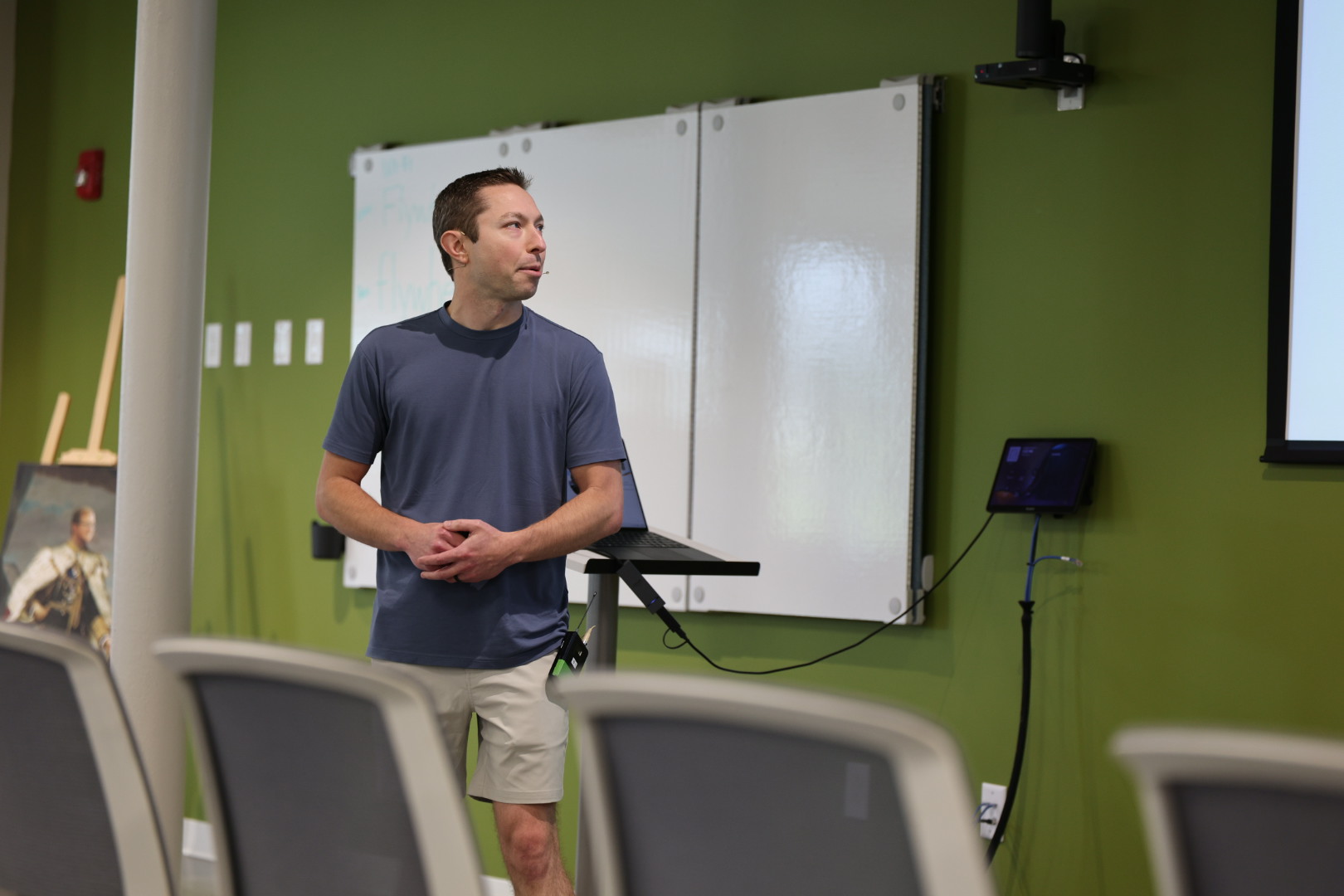 Tyler Benfield speaking at the 2026 Carolina Code Conference