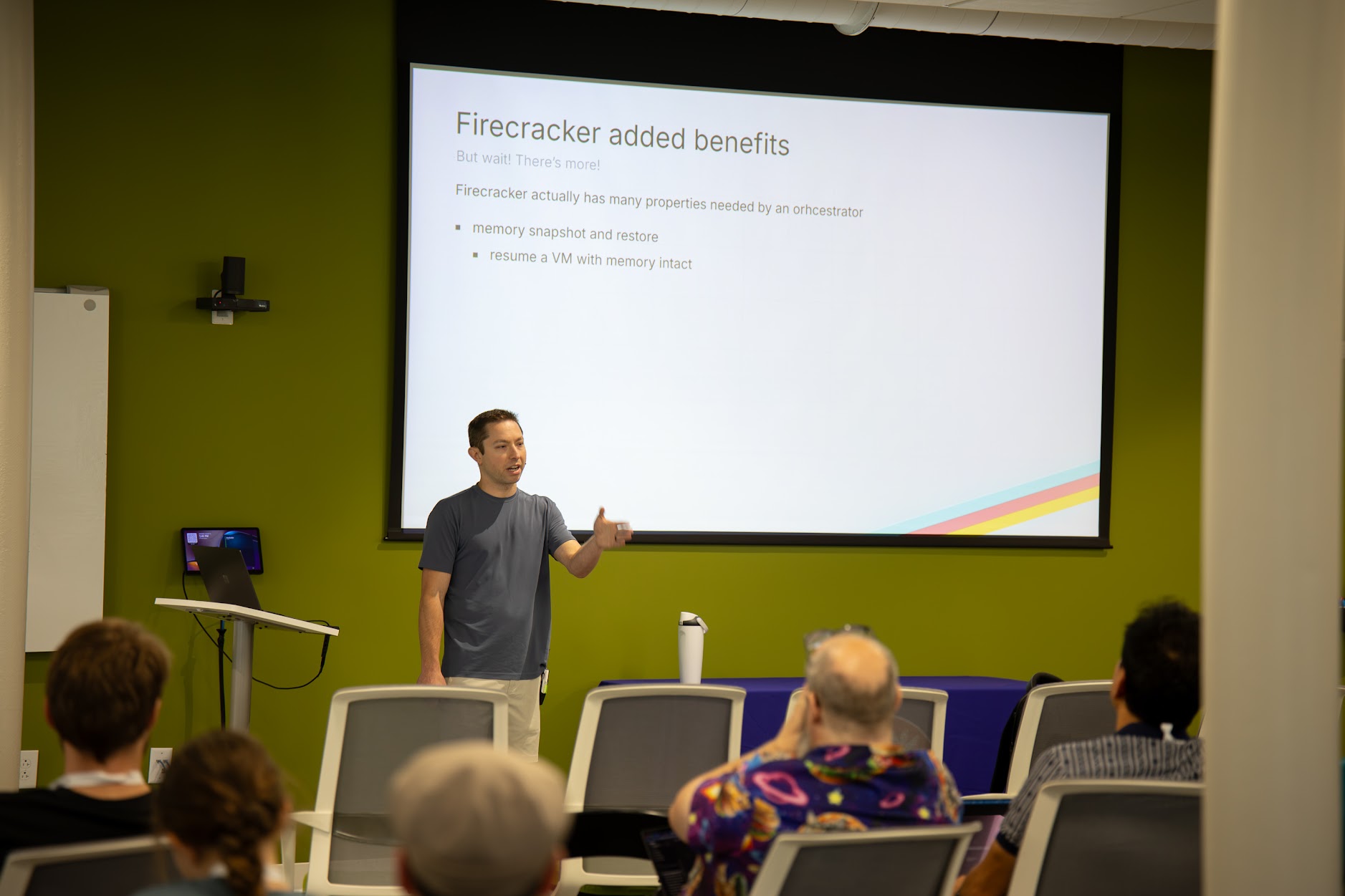 Tyler Benfield speaking at the 2026 Carolina Code Conference