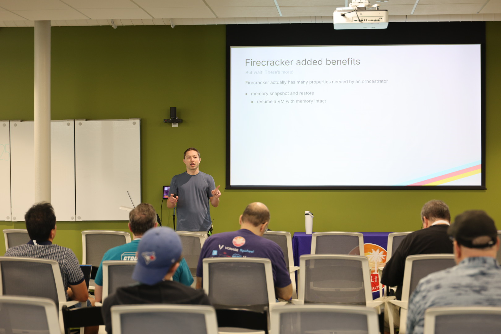 Tyler Benfield speaking at the 2026 Carolina Code Conference
