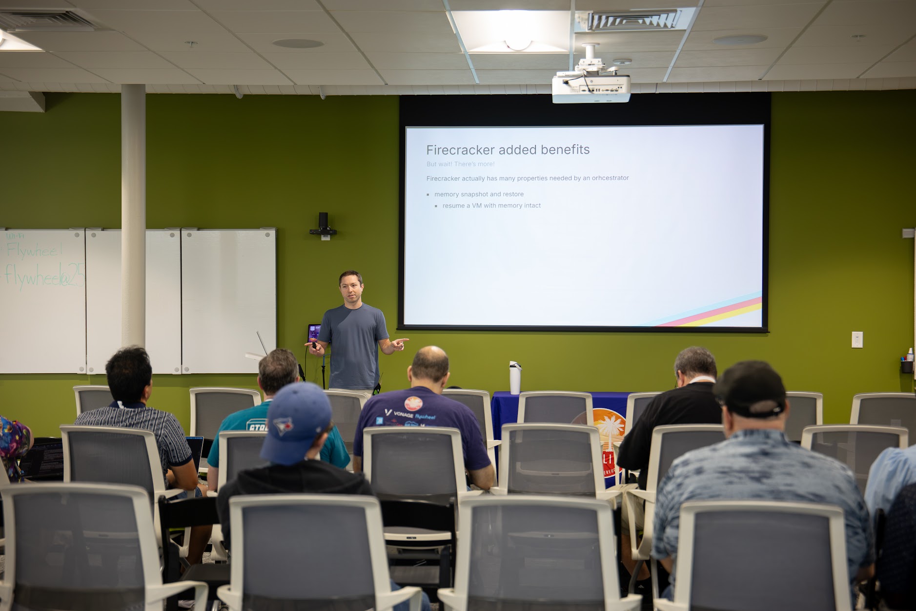 Tyler Benfield speaking at the 2026 Carolina Code Conference
