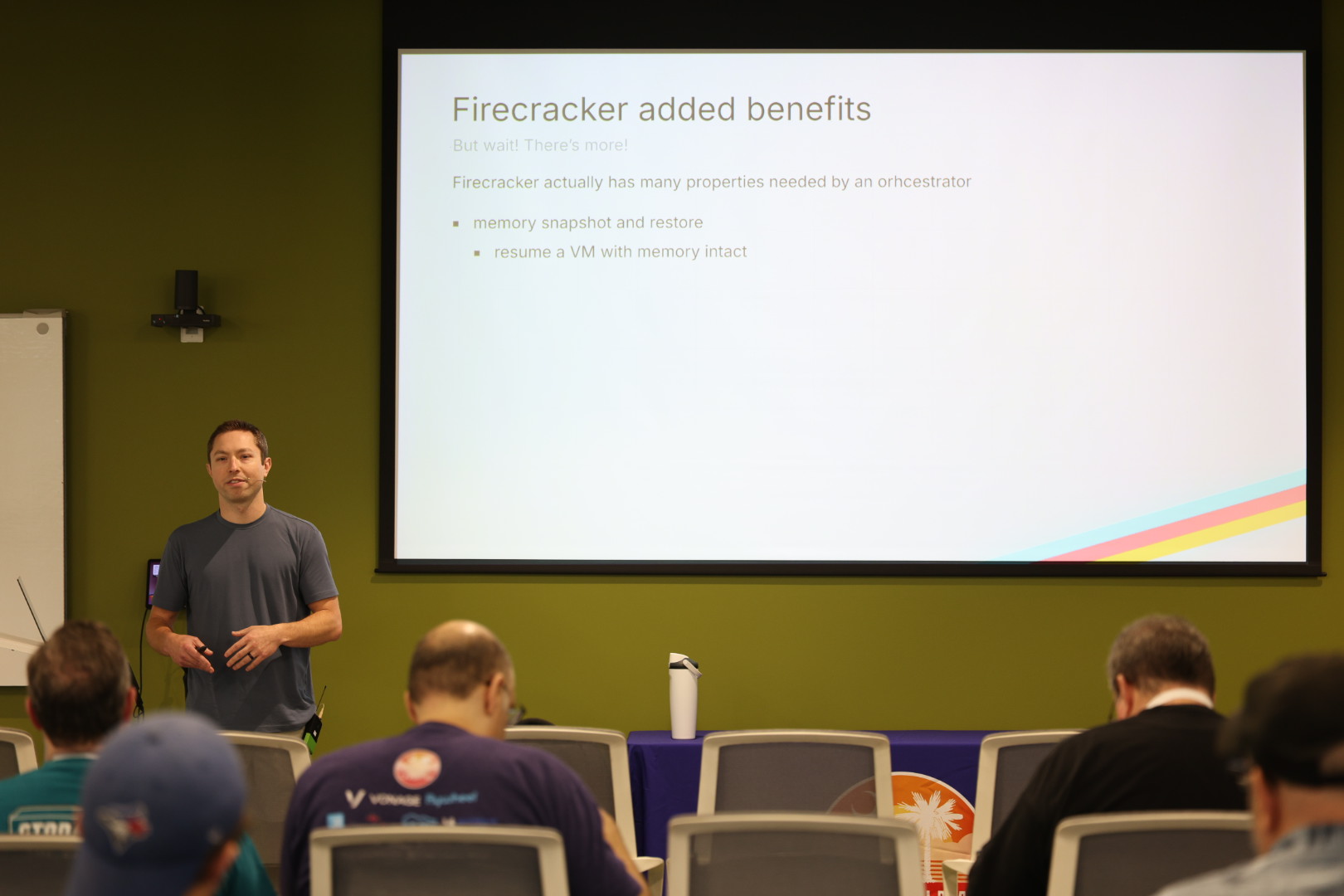 Tyler Benfield speaking at the 2026 Carolina Code Conference