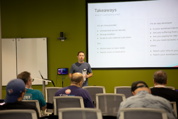 Tyler Benfield speaking at the 2026 Carolina Code Conference
