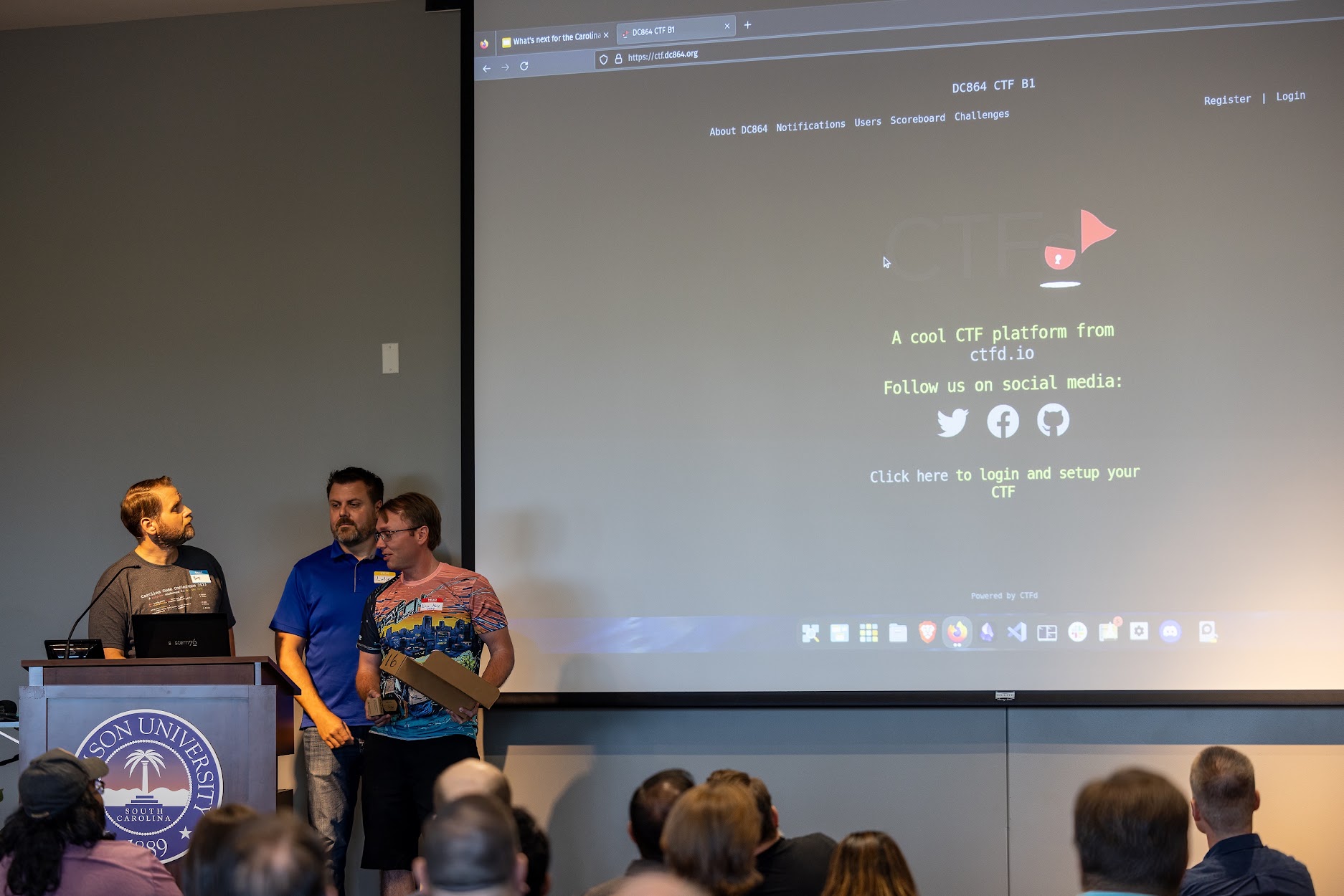 DEF CON 864 - Capture the Flag at the Carolina Code Conference