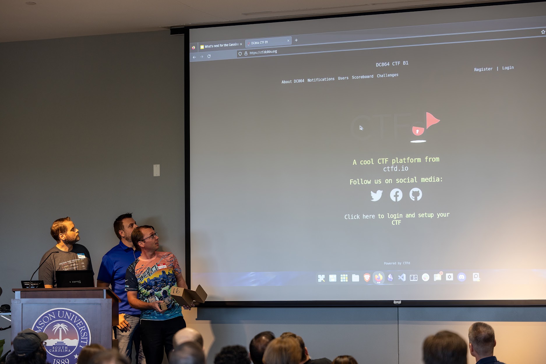 DEF CON 864 - Capture the Flag at the Carolina Code Conference
