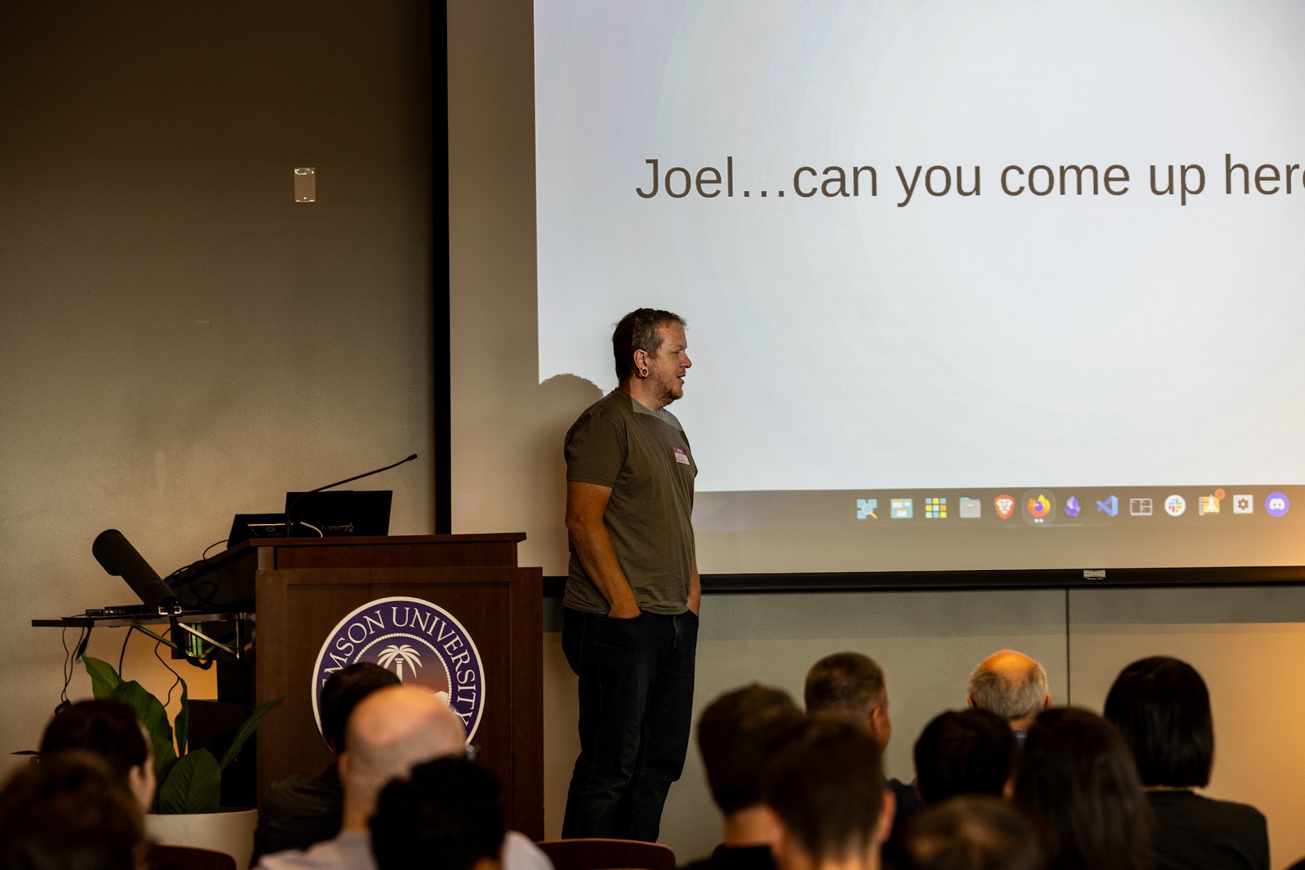 Royal Joel at the Carolina Code Conference