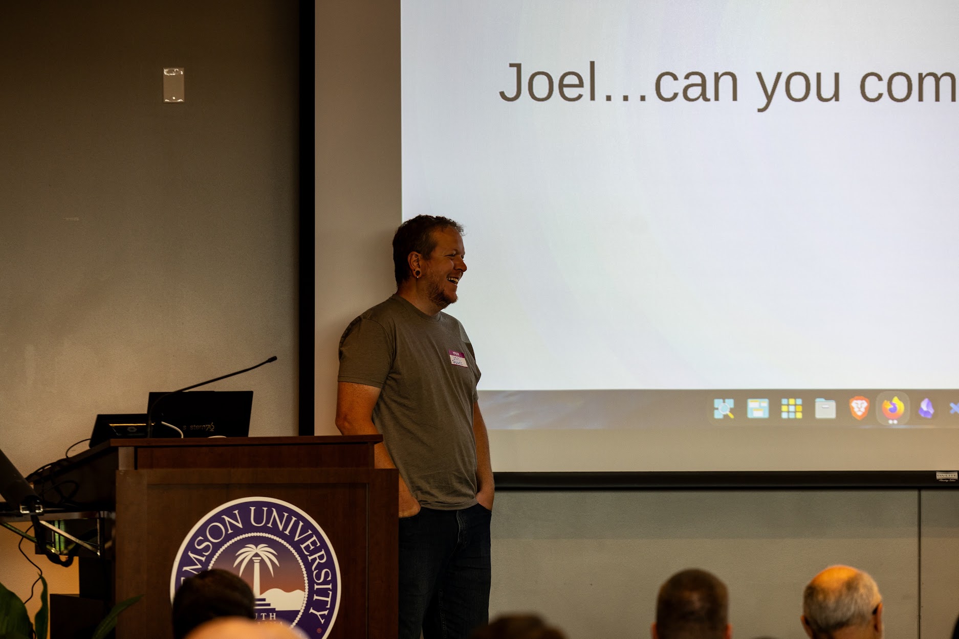 Royal Joel at the Carolina Code Conference