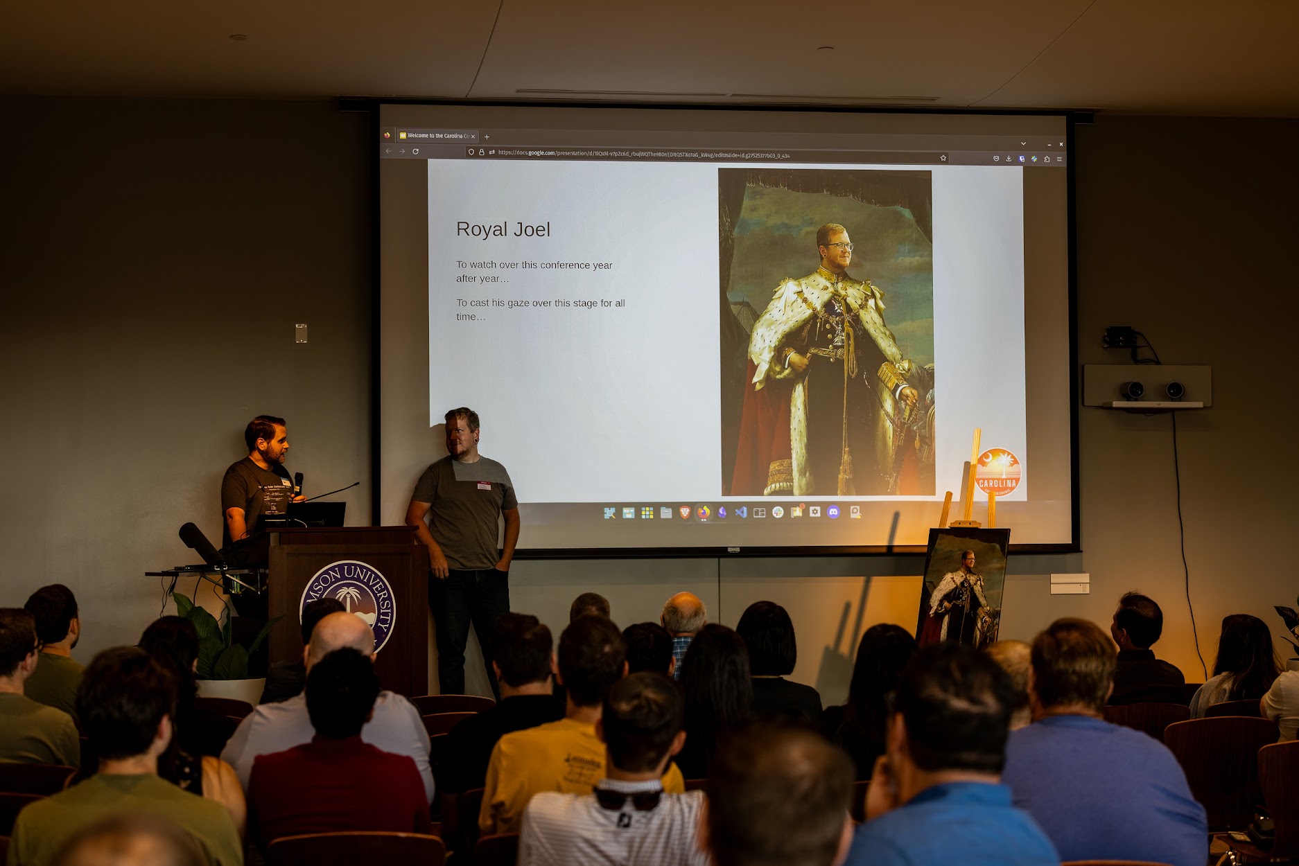 Royal Joel at the Carolina Code Conference
